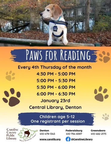 Paws for Reading