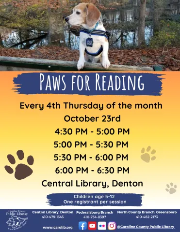 Paws for reading