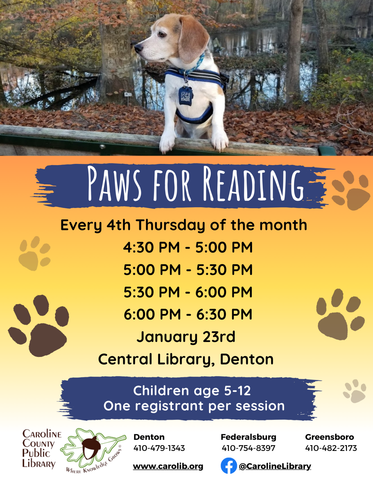 Paws for Reading