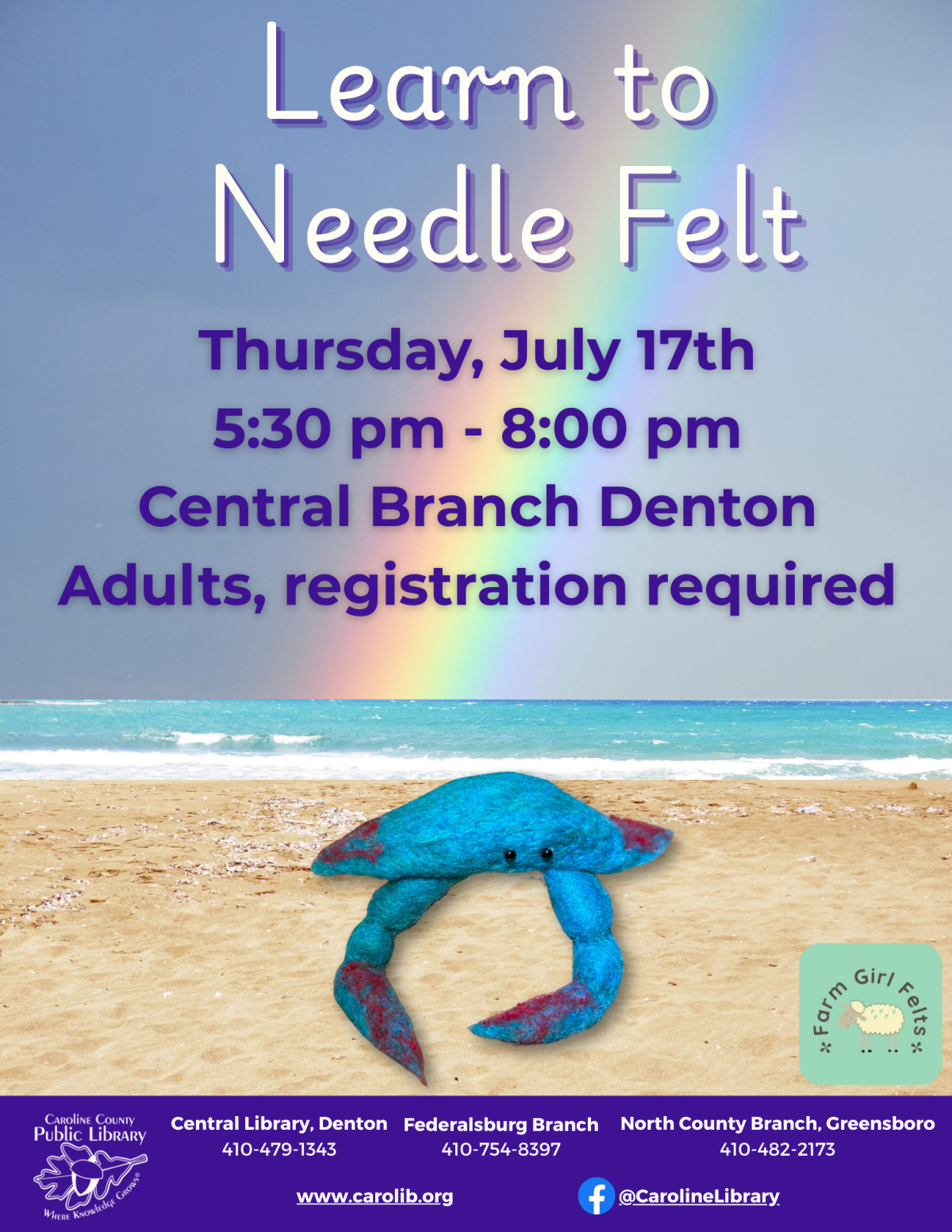 Learn to Needle Felt