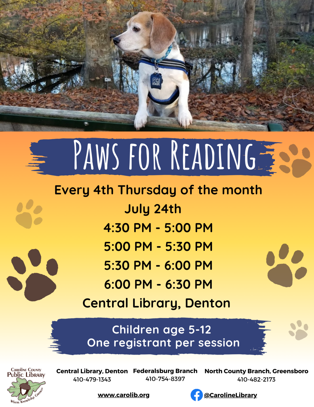 Paws for reading