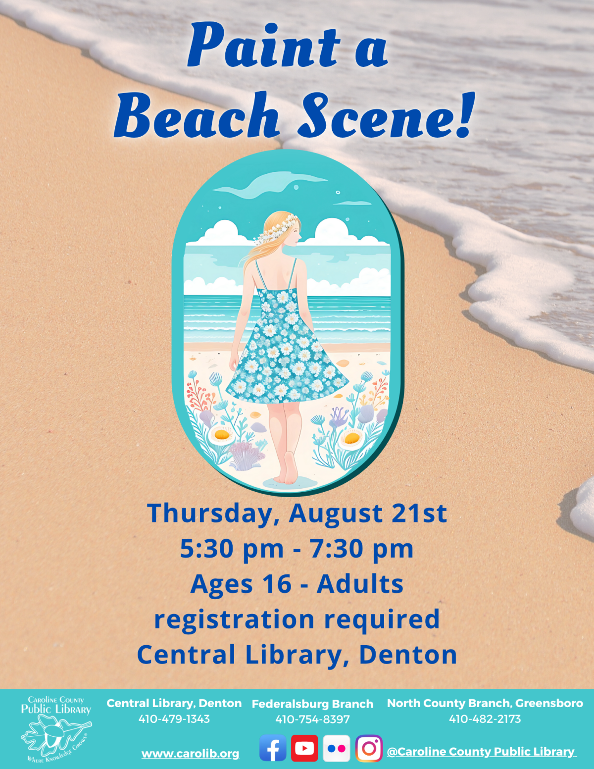 Paint a Beach Scene