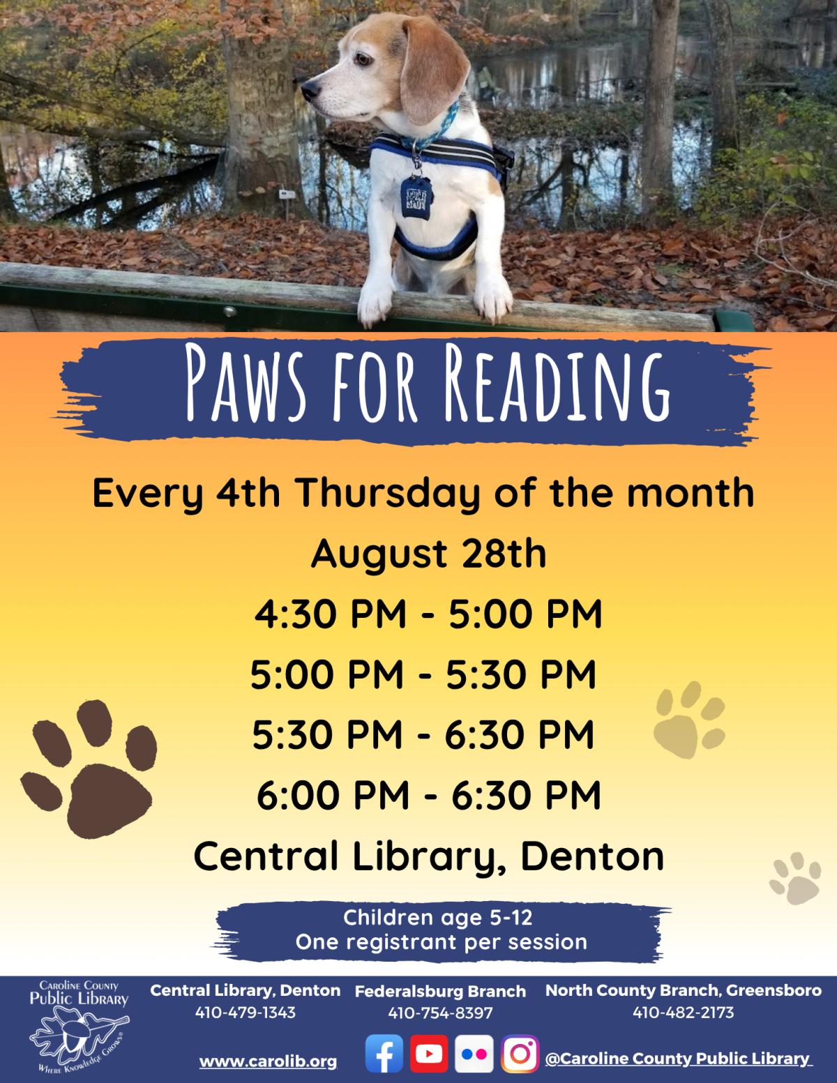 Paws for reading