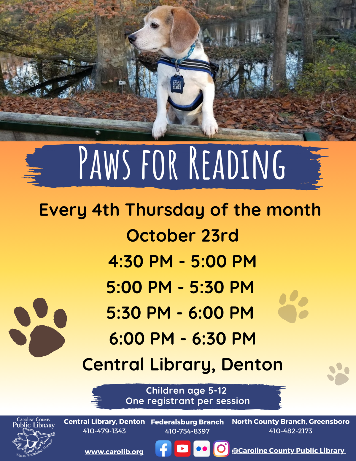Paws for reading