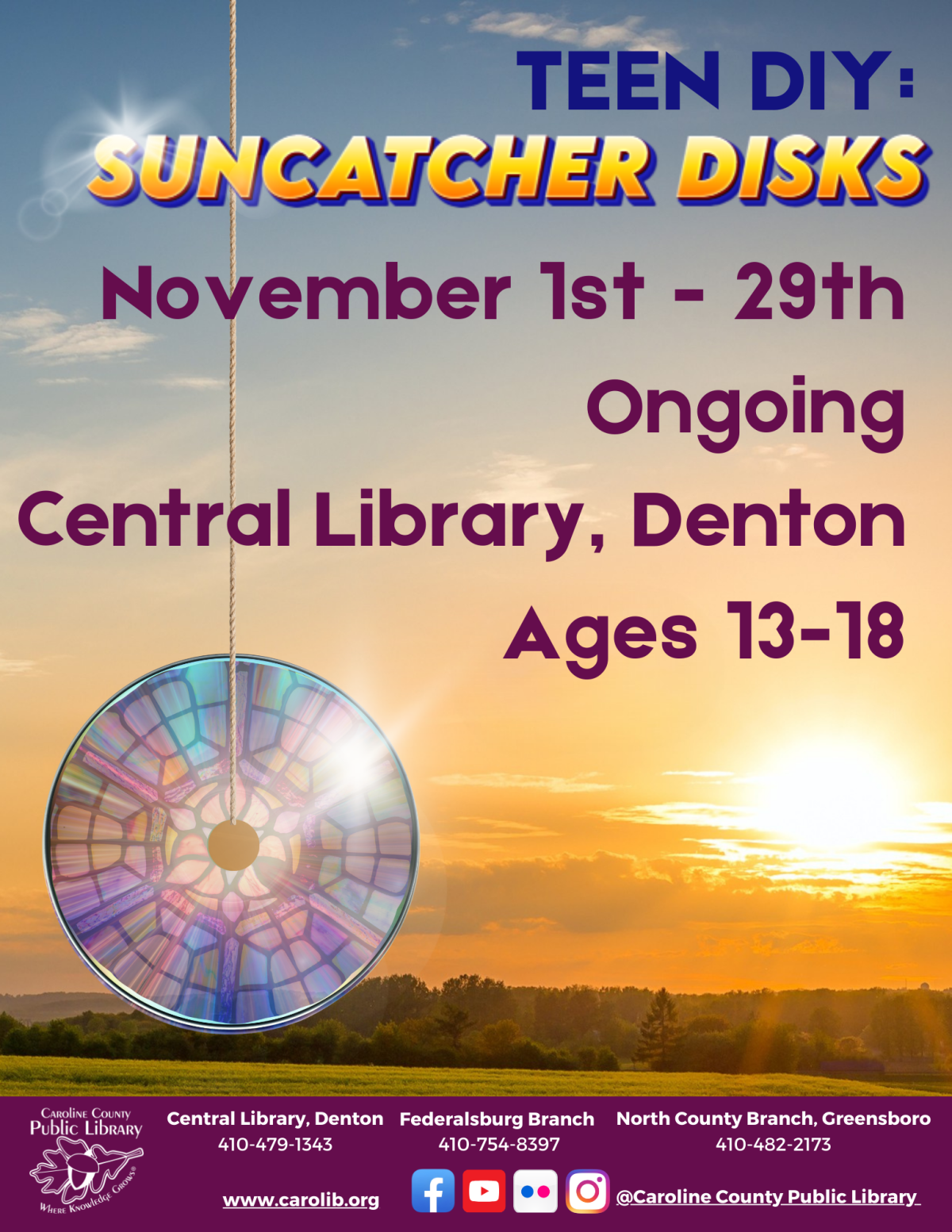 Teen DIY: Suncatcher Disks