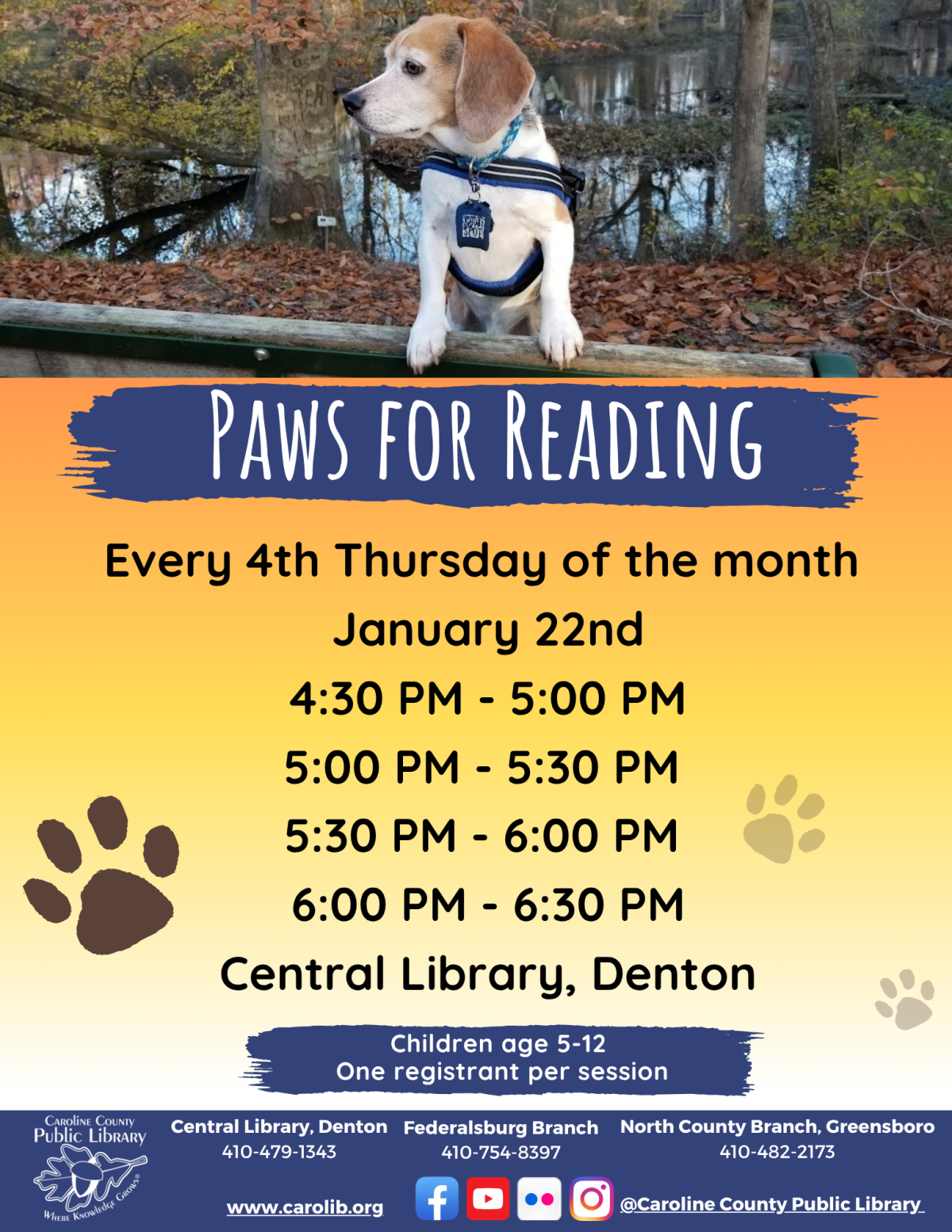 Paws for Reading