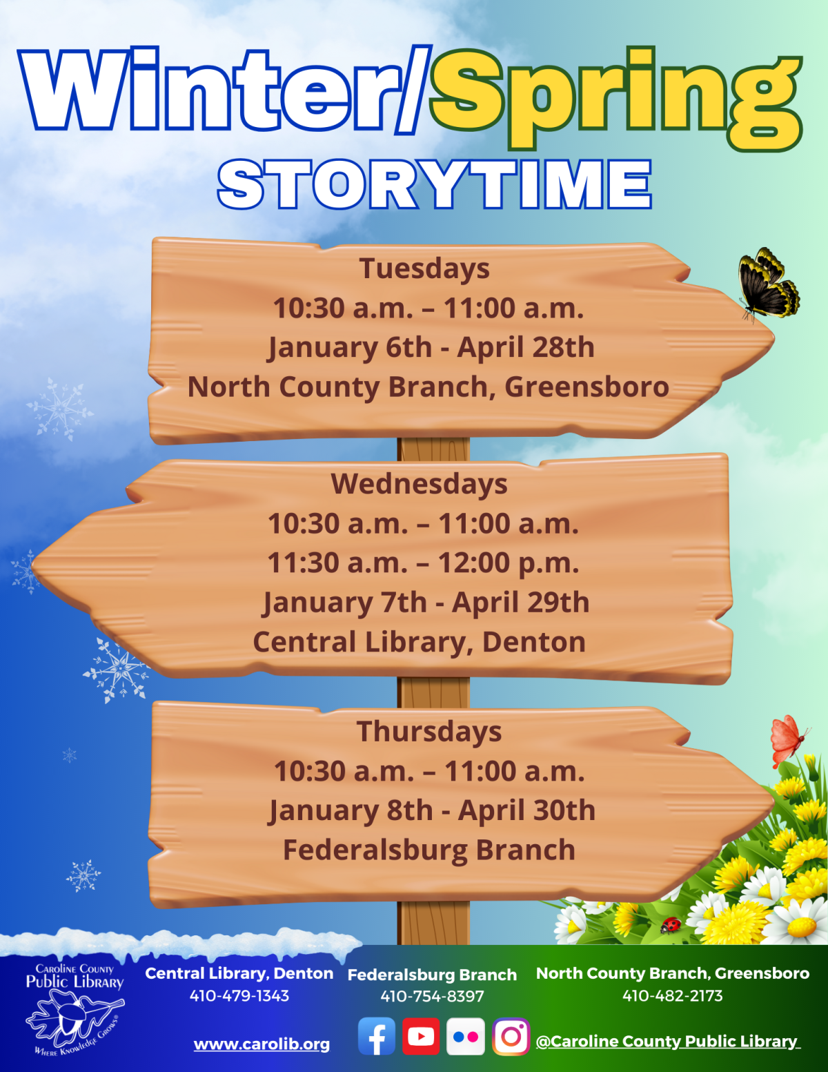 Winter/Spring Storytime